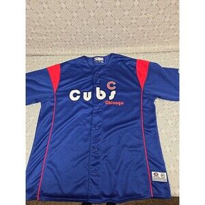 Chicago Cubs Baseball Jersey True Fan MLB Licensed XL Blue‎ Red